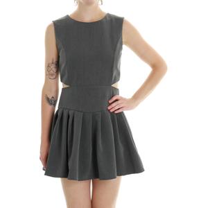 ABITO CUT-OUT GRIGIO